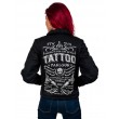 Dragstrip Clothing Womens Tattoo parlour driver jacket